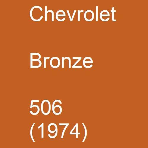 Chevrolet, Bronze, 506 (1974).